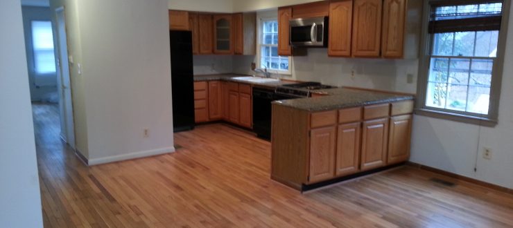 Kitchen with New Floor
