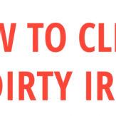 Tips to Clean A Dirty Iron