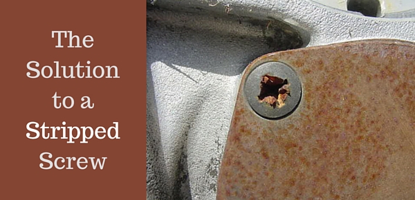 How to Remove Stripped Screws